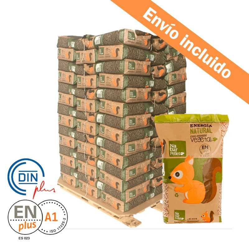 Naturpellet - 1 Palet (45 sacos)