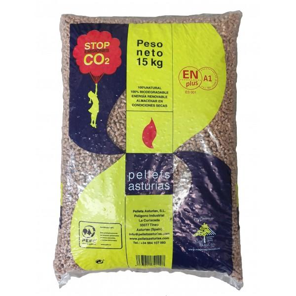 Pellets Asturias - Medio Palet (33 sacos)